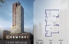 Продам 2 комнатную квартиру 61.4 м2 в объявлении 10 фото Продам 2 комнатную квартиру 61.4 м2 картинка из объявления