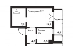 Продам 1 комнатную квартиру 52 м2 картинка из объявления