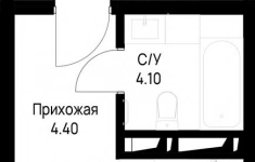 Продам 1 комнатную квартиру 32.45 м2 картинка из объявления