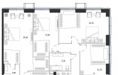 Продам 5 комнатную квартиру 162 м2 в объявлении 10 фото Продам 5 комнатную квартиру 162 м2 картинка из объявления