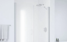 Душевая дверь в нишу Vegas Glass EP-F-2 135 07 10 L профиль матовый хром, стекло сатин картинка из объявления