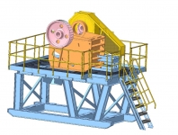 Агрегат дробления щековый АДЩ-300 (ЩДС 4х9) картинка из объявления