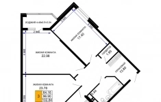 Продам 3 комнатную квартиру 104.75 м2 в объявлении 7 фото Продам 3 комнатную квартиру 104.75 м2 картинка из объявления