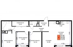 Продам 4 комнатную квартиру 115 м2 картинка из объявления