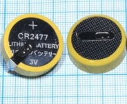 Батарейки  CR2477: 3 в, 1 а.ч картинка из объявления