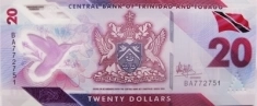 Банкнота 20 долларов, Тринидад и Тобаго в объявлении 2 фото Банкнота 20 долларов, Тринидад и Тобаго картинка из объявления