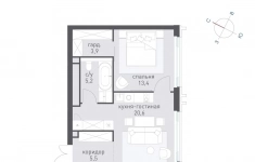 Продам 1 комнатную квартиру 48.7 м2 в объявлении 10 фото Продам 1 комнатную квартиру 48.7 м2 картинка из объявления