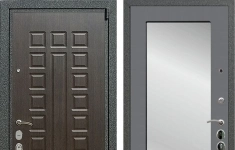 Входная дверь Армада 4А Mottura с Зеркалом Пастораль (Венге / Графит софт) картинка из объявления