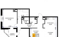 Продам 3 комнатную квартиру 96 м2 в объявлении 7 фото Продам 3 комнатную квартиру 96 м2 картинка из объявления