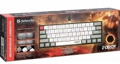 Игровая механическая клавиатура Defender Forge GK-345+keycap set (Outemu Brown) картинка из объявления