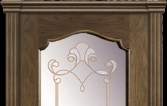 Межкомнатная дверь La Porte Classic 300-4 Дуб миндаль витраж Фраш картинка из объявления