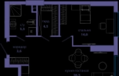 Продам 2 комнатную квартиру 76 м2 картинка из объявления