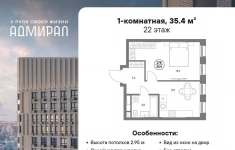 Продам 1 комнатную квартиру 35 м2 картинка из объявления