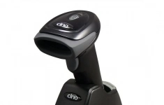 Сканер штрих-кода Cino F680BT беспроводной (1D imager, Bluetooth, кабель USB, базовая станция, черный) картинка из объявления