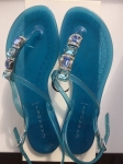Сланцы сандалии новые casadei италия 39 размер голубые силикон ст картинка из объявления