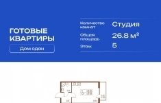 Продам 1 комнатную квартиру 26 м2 картинка из объявления