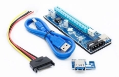 Переходник PCI-e 1X to PCI-express картинка из объявления