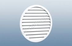 Наружная круглая вентиляционная решетка ВРНК-40 (белая) 800 * 800 (Ш * В) картинка из объявления