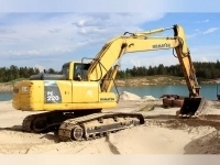 Гусеничный экскаватор Komatsu 220, 2012 г, гидролинии картинка из объявления