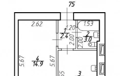 Продам 1 комнатную квартиру 30 м2 в объявлении 2 фото Продам 1 комнатную квартиру 30 м2 картинка из объявления
