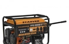 Бензиновый генератор CARVER PPG- 8000E-3, 380 В, 11.1кВт [01.020.00013] картинка из объявления