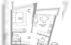 Продам 1 комнатную квартиру 47 м2 картинка из объявления