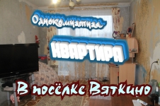 Однокомнатная квартира в посёлке Вяткино, рядом с Владимиром картинка из объявления