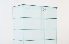 Витрина стеклянная quot;истраquot; островная №324 (с дверками, фасад - стекло), Дуб Венге картинка из объявления