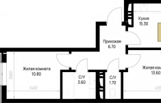 Продам 2 комнатную квартиру 53.05 м2 в объявлении 6 фото Продам 2 комнатную квартиру 53.05 м2 картинка из объявления