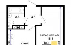 Продам 1 комнатную квартиру 37 м2 в объявлении 10 фото Продам 1 комнатную квартиру 37 м2 картинка из объявления