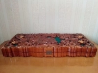 Нарды ручной работы из натурального дерева. картинка из объявления