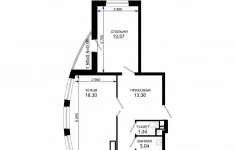 Продам 2 комнатную квартиру 66 м2 в объявлении 7 фото Продам 2 комнатную квартиру 66 м2 картинка из объявления