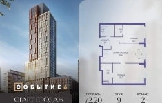 Продам 2 комнатную квартиру 72.2 м2 в объявлении 10 фото Продам 2 комнатную квартиру 72.2 м2 картинка из объявления