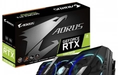 Видеокарта GIGABYTE AORUS GeForce RTX 2080 SUPER 1860MHz PCI-E 3.0 8192MB 15500MHz 256 bit 3xHDMI 3xDisplayPort HDCP картинка из объявления