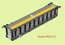 Металлоформы для блоков междушпальных лотков МШЛ-0,5 двухместные. картинка из объявления