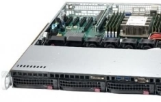 Серверная платформа 1U Supermicro SYS-5019P-MT (1x3647, C622, 8xDDR4, 4x3.5quot; HS, 2x10GE, 350W,Rail) картинка из объявления