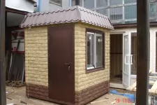 Пост охраны 2,0х2,0х2,5м, новый, утепленный, сайдинг картинка из объявления