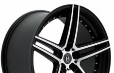 Диски R18 5x114,3 8J ET40 D72,6 Harp Y-22 Satin Black / Machined Face картинка из объявления