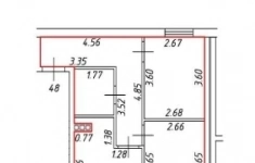 Продам 2 комнатную квартиру 42 м2 картинка из объявления