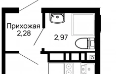 Продам 1 комнатную квартиру 24 м2 в объявлении 10 фото Продам 1 комнатную квартиру 24 м2 картинка из объявления