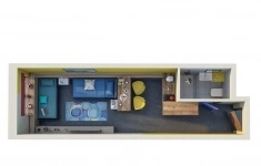 Продам 1 комнатную квартиру 24.3 м2 в объявлении 10 фото Продам 1 комнатную квартиру 24.3 м2 картинка из объявления