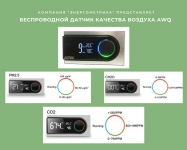 Беспроводной датчик качества воздуха от компании “Энергометрика” картинка из объявления