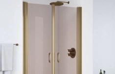 Душевая дверь в нишу Vegas Glass E2P 0095 05 05 профиль бронза, стекло бронза картинка из объявления