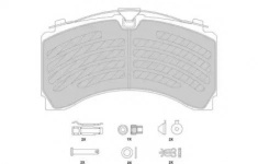 Комплект тормозных колодок Beral 2924435004172113 картинка из объявления