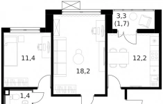 Продам 3 комнатную квартиру 76.4 м2 картинка из объявления