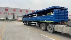 Полуприцеп с бортовой платформой TONGYADA CTY9603LBD 3-оси, новый.