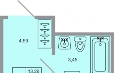 Продам 1 комнатную квартиру 23 м2 в объявлении 9 фото Продам 1 комнатную квартиру 23 м2 картинка из объявления
