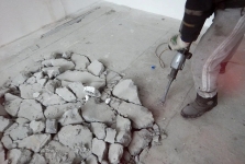 Демонтировать бетонную стяжку пола в Рамони, снос цементной картинка из объявления
