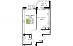 Продам 2 комнатную квартиру 62.69 м2 в объявлении 10 фото Продам 2 комнатную квартиру 62.69 м2 картинка из объявления