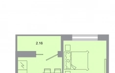 Продам 1 комнатную квартиру 32.4 м2 картинка из объявления